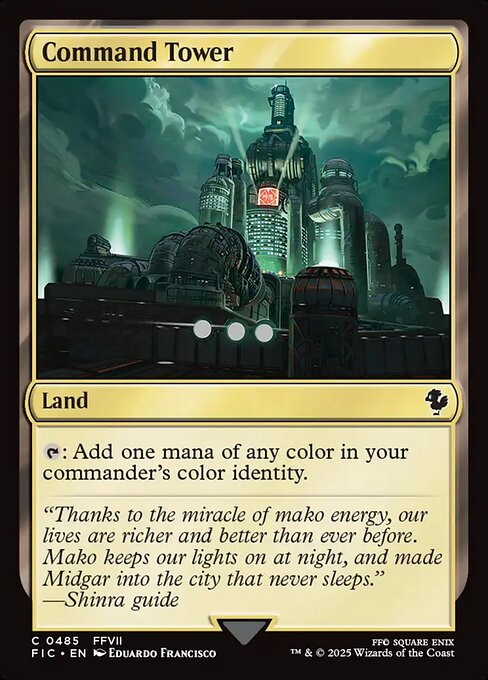 統率の塔/Command Tower(485) [FIC][FOIL][サージ]
