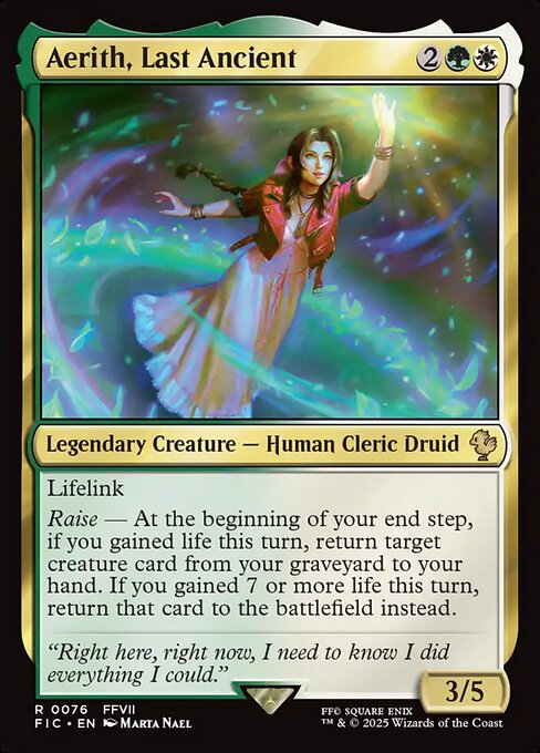 最後の古代種エアリス/Aerith, Last Ancient [FIC][FOIL][サージ]