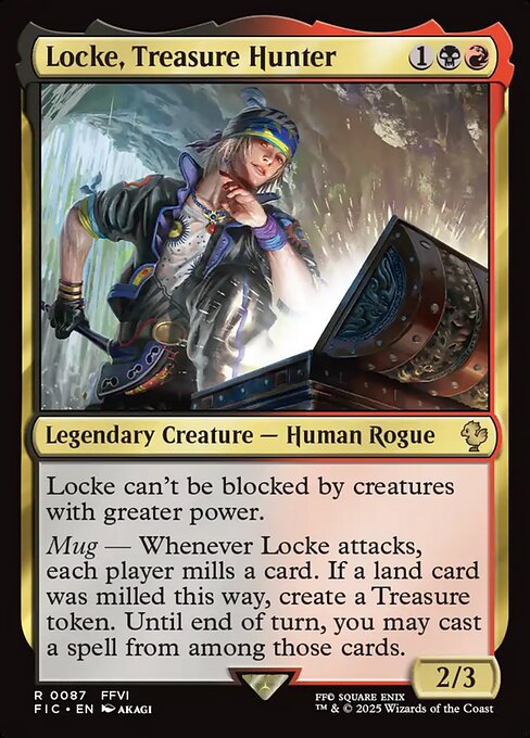 トレジャーハンター、ロック/Locke, Treasure Hunter [FIC][FOIL][サージ]