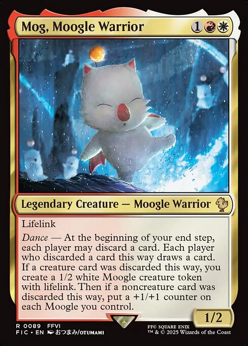 モーグリ族の戦士、モグ/Mog, Moogle Warrior  [FIC][FOIL][サージ]