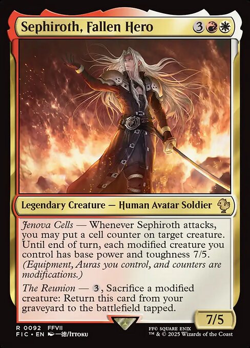 墜ちた英雄、セフィロス/Sephiroth, Fallen Hero [FIC][FOIL][サージ]