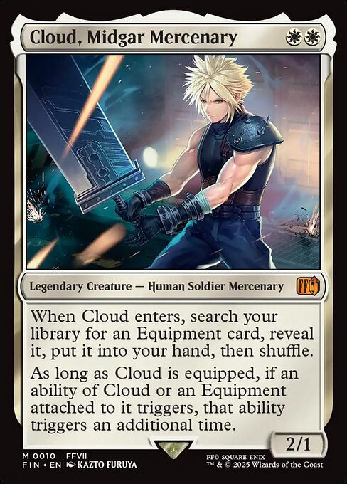 ミッドガルの傭兵、クラウド/Cloud, Midgar Mercenary [FIN][FOIL]