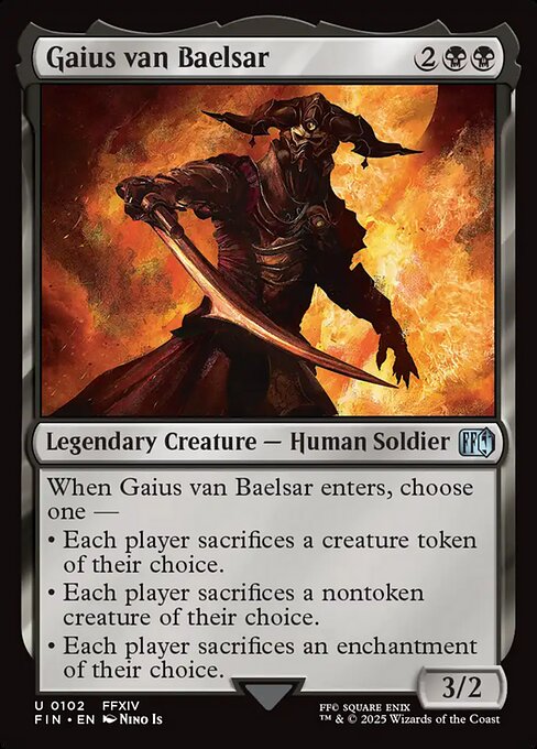 ガイウス・ヴァン・バエサル/Gaius van Baelsar [FIN][FOIL]