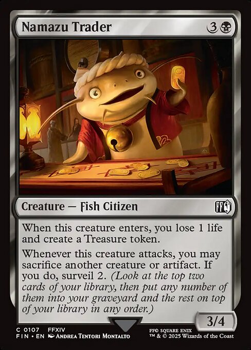 ナマズオ族の商人/Namazu Trader [FIN][FOIL]