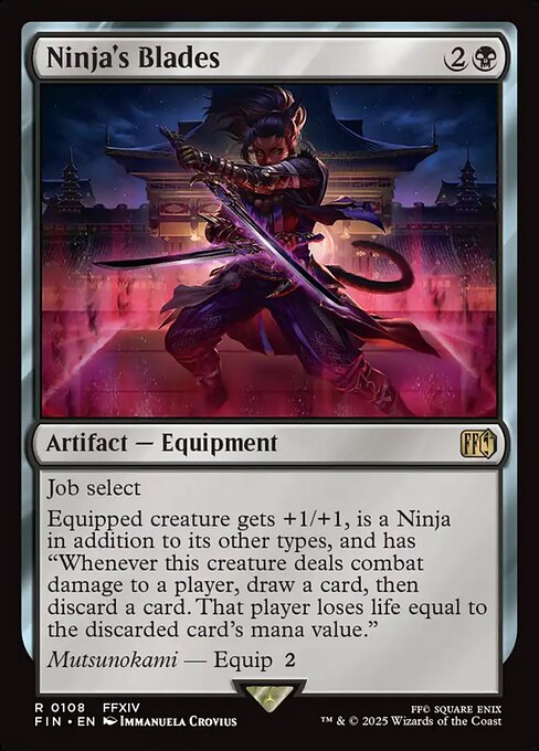 「忍者」の双剣/Ninja's Blades [FIN][FOIL]
