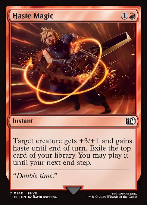 加速魔法「ヘイスト」/Haste Magic [FIN][FOIL]