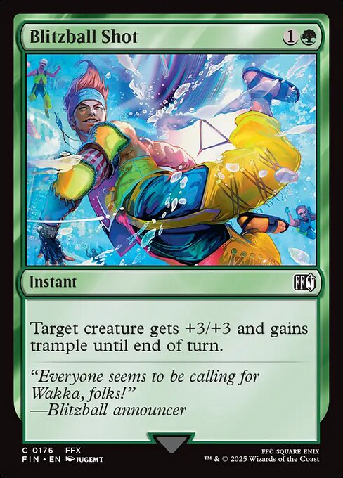 ブリッツボール、オーラカシュート/Blitzball Shot [FIN][FOIL]