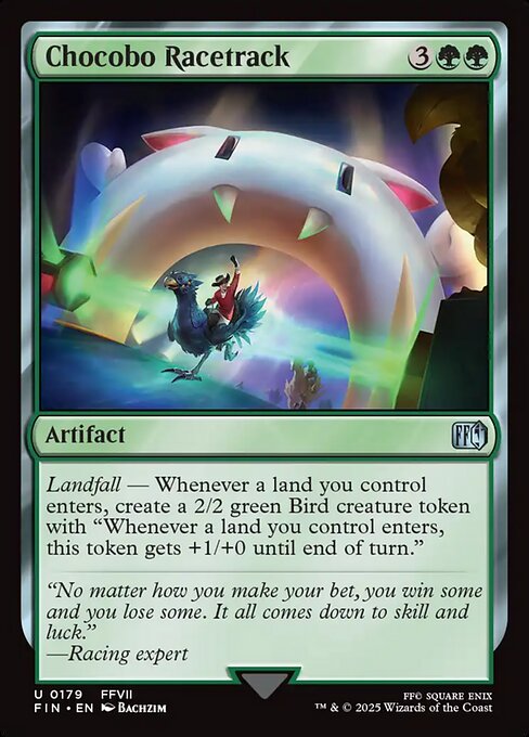 チョコボのレース場/Chocobo Racetrack [FIN][FOIL]