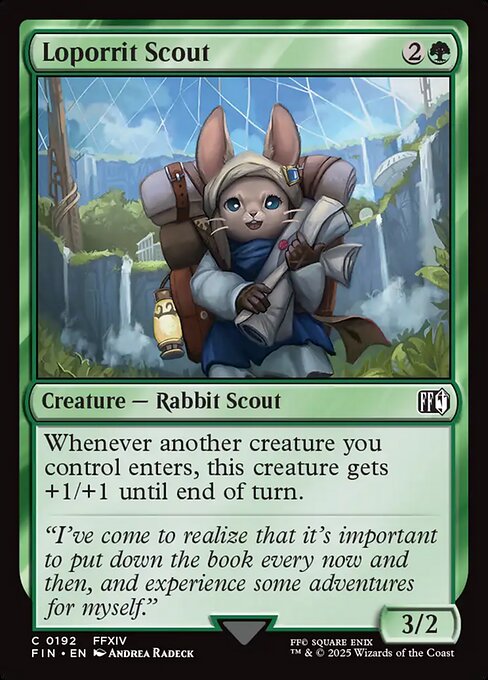 レポリット族の斥候/Loporrit Scout [FIN]