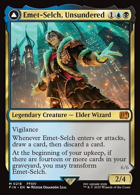 オリジナル、アシエン・エメトセルク/Emet-Selch, Unsundered - 最古の魔道士、ハーデス/Hades, Sorcerer of Eld [FIN][FOIL]