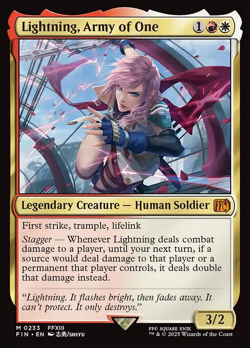 シーンドライブ、ライトニング/Lightning, Army of One [FIN][FOIL]
