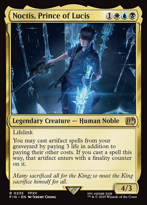ルシスの王子、ノクティス/Noctis, Prince of Lucis [FIN][FOIL]