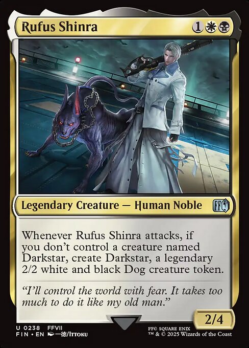ルーファウス神羅/Rufus Shinra [FIN][FOIL]