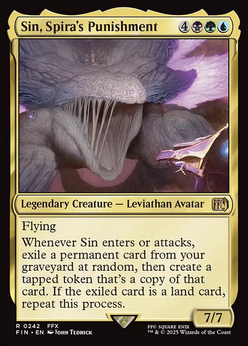 スピラの罰、『シン』/Sin, Spira's Punishment [FIN][FOIL]
