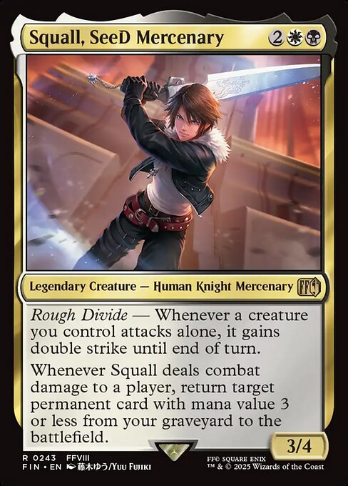 SeeDの傭兵、スコール/Squall, SeeD Mercenary [FIN][FOIL]