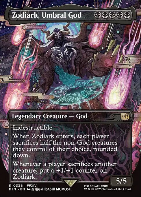 戒律王、ゾディアーク/Zodiark, Umbral God [FIN-BF][ボーダーレス]