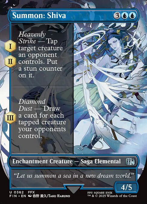 召喚：シヴァ/Summon: Shiva [FIN-BF][ボーダーレス][FOIL]