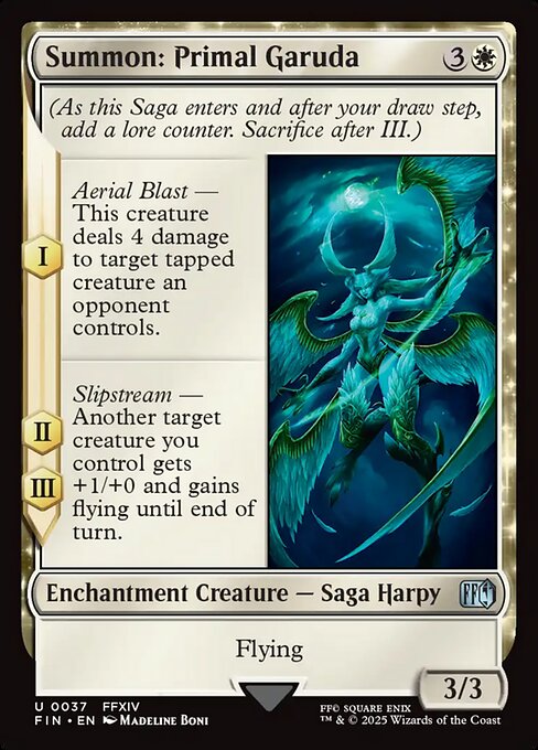 召喚：蛮神ガルーダ/Summon: Primal Garuda [FIN][FOIL]