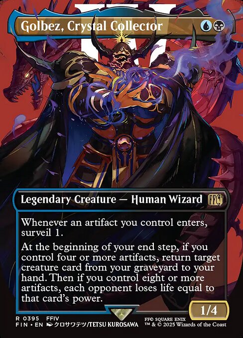 クリスタルを集める者、ゴルベーザ/Golbez, Crystal Collector [FIN-BF][ボーダーレス][FOIL]