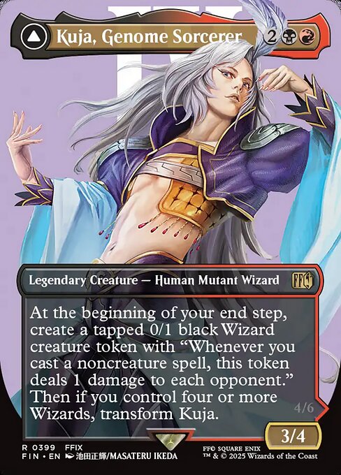 ジェノムの魔術師、クジャ/Kuja, Genome Sorcerer - 運命への反逆者、トランス・クジャ/Trance Kuja, Fate Deried [FIN-BF][ボーダーレス][FOIL]