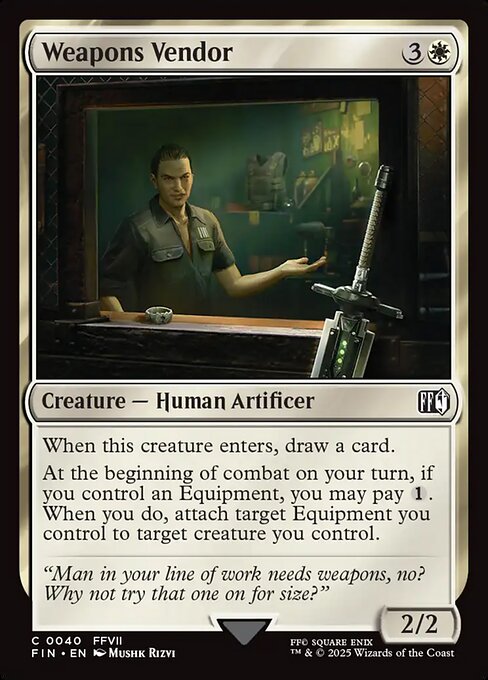 武器屋/Weapons Vendor [FIN][FOIL]