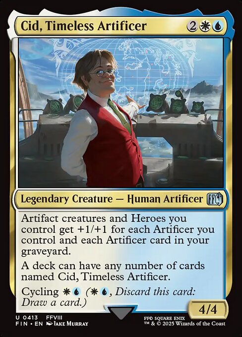 独創的な革新者、シド/Cid, Timeless Artificer(413) [FIN][FOIL]