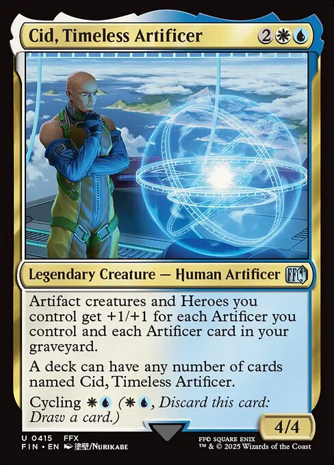 独創的な革新者、シド/Cid, Timeless Artificer(415) [FIN][FOIL]