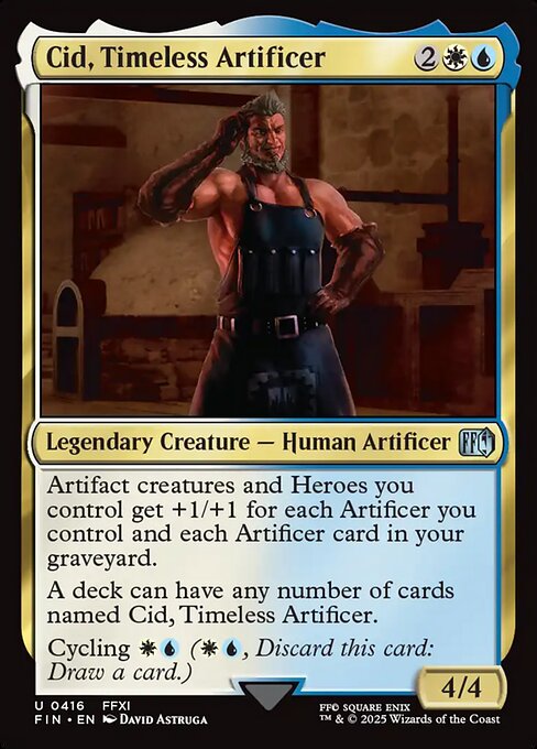 独創的な革新者、シド/Cid, Timeless Artificer(416) [FIN][FOIL]