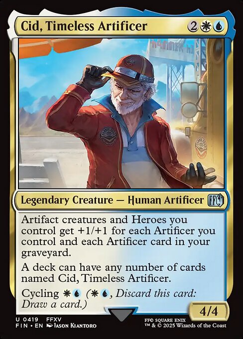 独創的な革新者、シド/Cid, Timeless Artificer(419) [FIN][FOIL]