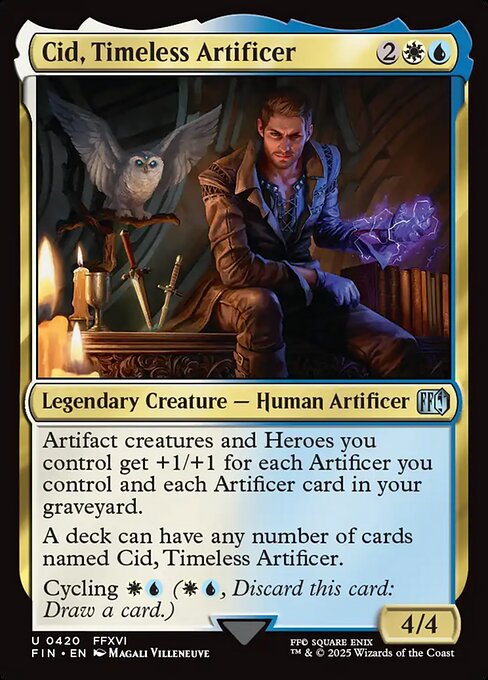 独創的な革新者、シド/Cid, Timeless Artificer(420) [FIN][FOIL]