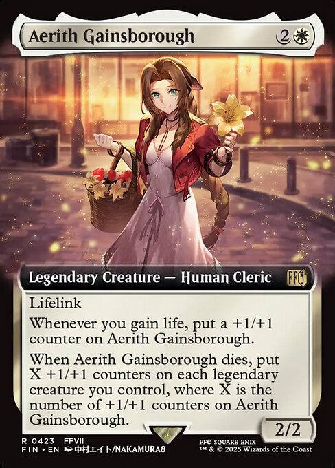 エアリス・ゲインズブール/Aerith Gainsborough [FIN-BF][拡張アート][FOIL]