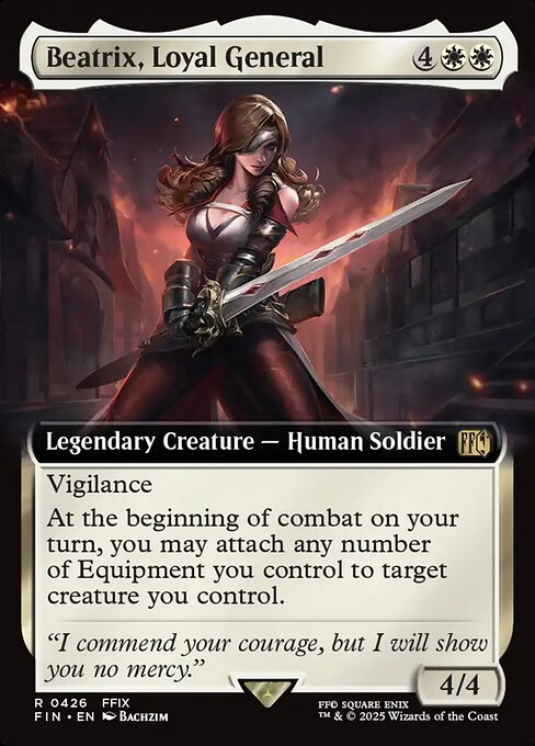 忠実なる将軍、ベアトリクス/Beatrix, Loyal General [FIN-BF][拡張アート][FOIL]