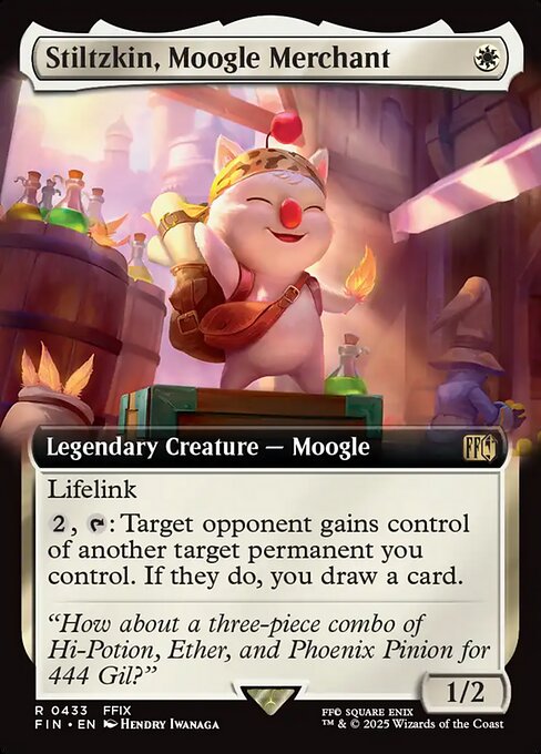 モーグリの商人、スティルツキン/Stiltzkin, Moogle Merchant [FIN-BF][拡張アート]