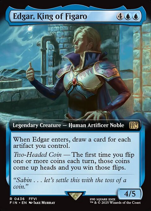 フィガロの国王、エドガー/Edgar, King of Figaro [FIN-BF][拡張アート][FOIL]