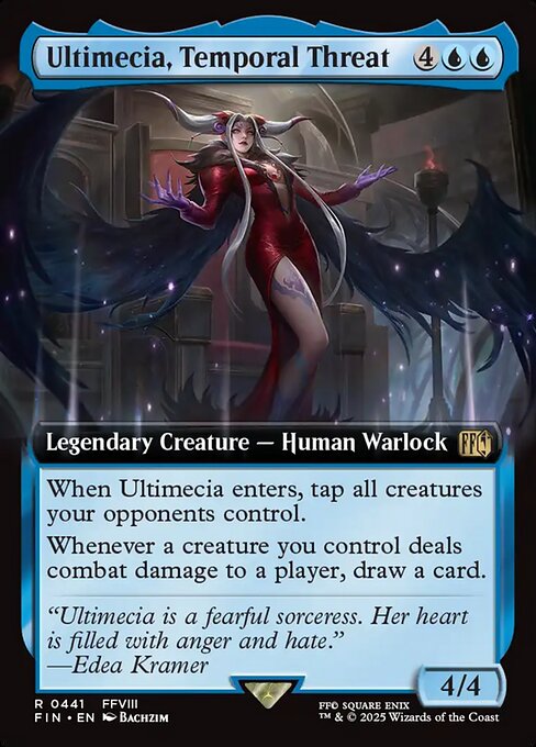 時に抗う者、アルティミシア/Ultimecia, Temporal Threat [FIN-BF][拡張アート][FOIL]