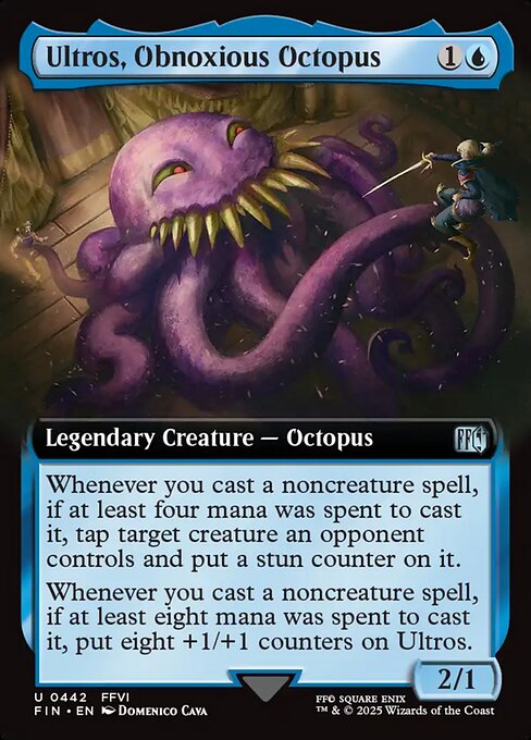 迷惑なタコ、オルトロス/Ultros, Obnoxious Octopus [FIN-BF][拡張アート][FOIL]