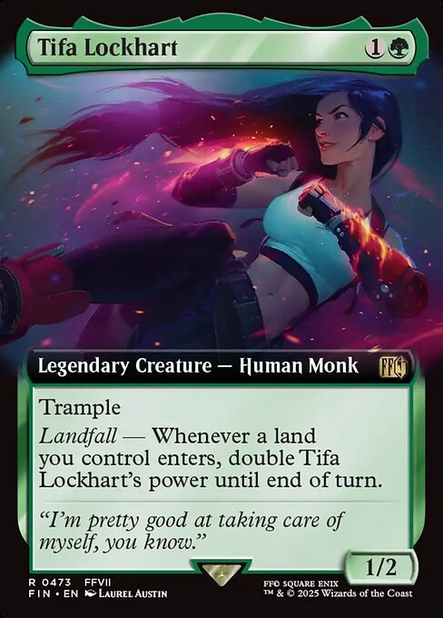 ティファ・ロックハート/Tifa Lockhart [FIN-BF][拡張アート][FOIL]