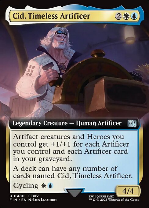 独創的な革新者、シド/Cid, Timeless Artificer [FIN-BF][拡張アート]