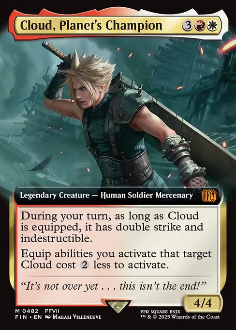 星の勇者、クラウド/Cloud, Planet's Champion [FIN-BF][拡張アート][FOIL]