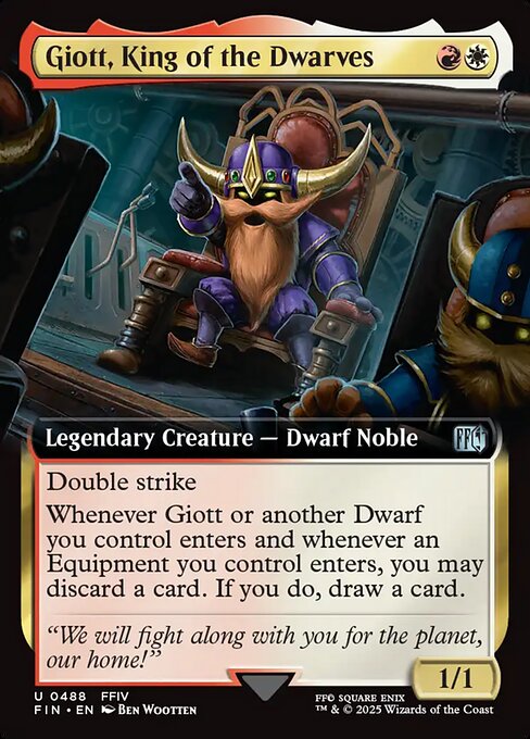 ドワーフの王、ジオット/Giott, King of the Dwarves [FIN-BF][拡張アート]