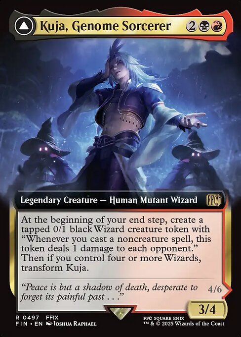 ジェノムの魔術師、クジャ/Kuja, Genome Sorcerer - 運命への反逆者、トランス・クジャ/Trance Kuja, Fate Deried [FIN-BF][拡張アート]