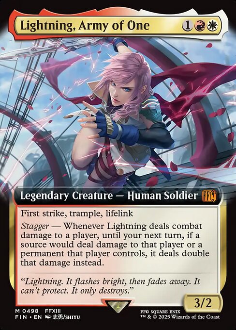 シーンドライブ、ライトニング/Lightning, Army of One [FIN-BF][拡張アート]