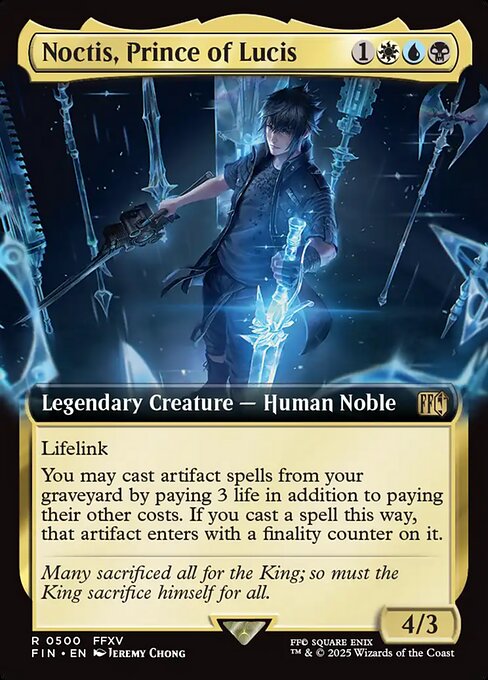 ルシスの王子、ノクティス/Noctis, Prince of Lucis [FIN-BF][拡張アート][FOIL]