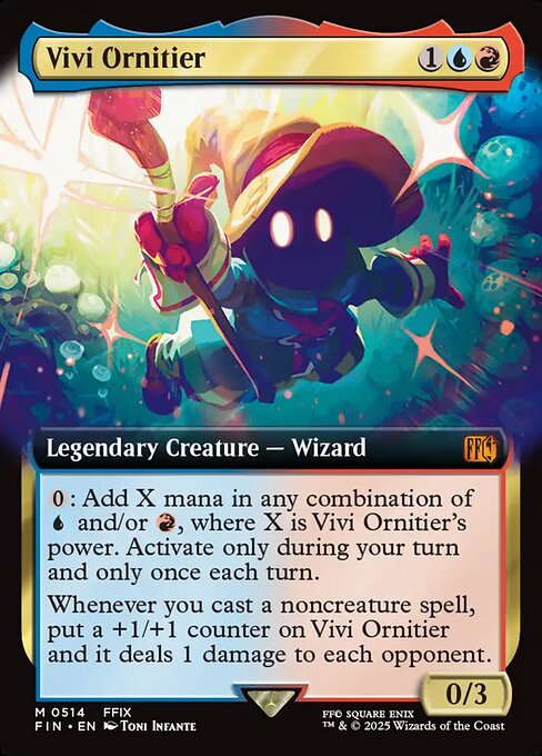 迷える黒魔道士、ビビ/Vivi Ornitier [FIN-BF][拡張アート][FOIL]