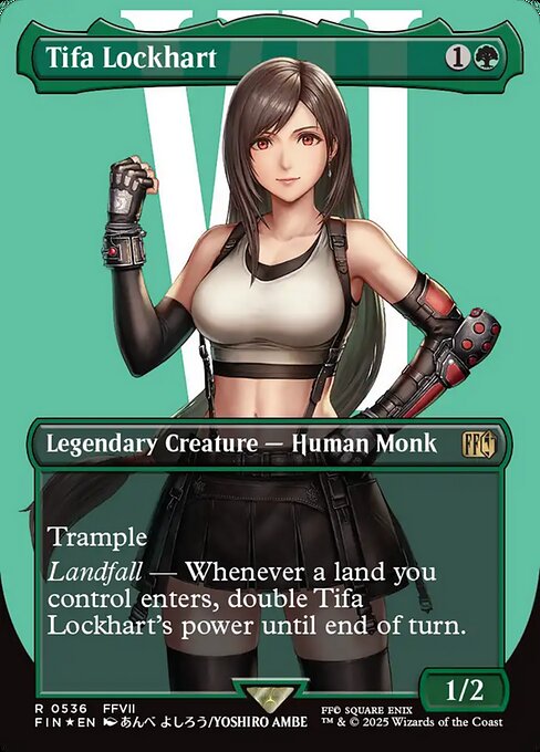 ティファ・ロックハート/Tifa Lockhart [FIN-BF][ボーダーレス][FOIL][サージ]