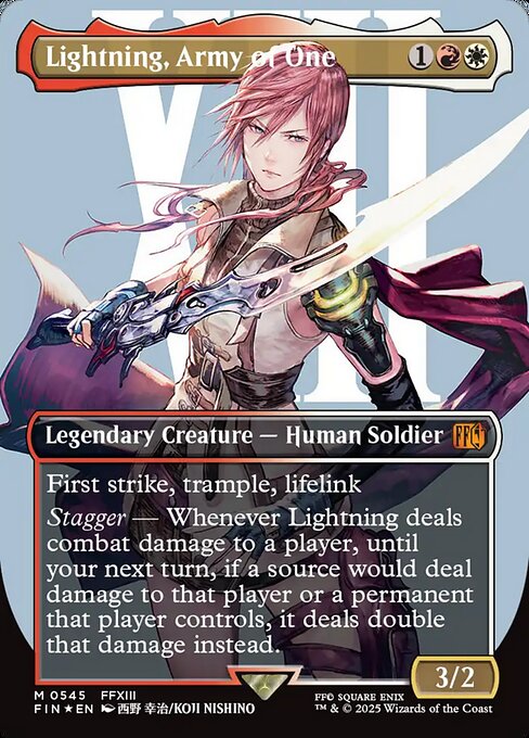 シーンドライブ、ライトニング/Lightning, Army of One [FIN-BF][ボーダーレス][FOIL][サージ]