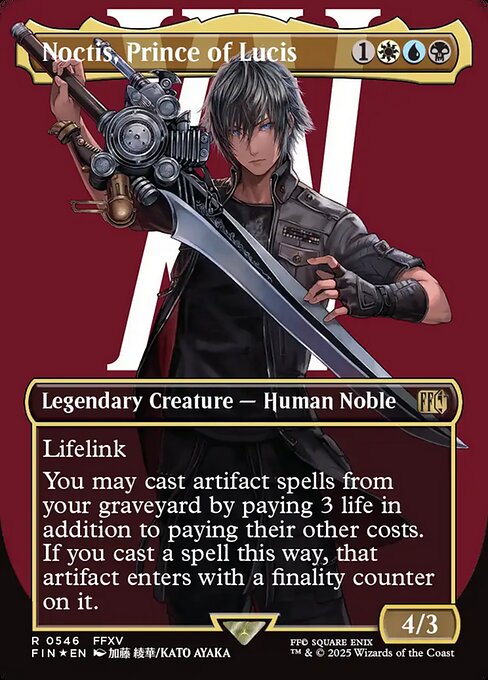 ルシスの王子、ノクティス/Noctis, Prince of Lucis [FIN-BF][ボーダーレス][FOIL][サージ]
