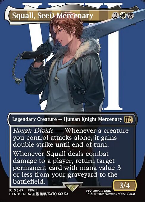 SeeDの傭兵、スコール/Squall, SeeD Mercenary [FIN-BF][ボーダーレス][FOIL][サージ]