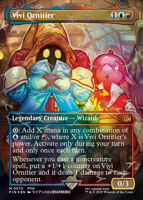 迷える黒魔道士、ビビ/Vivi Ornitier [FIN-BF][ボーダーレス][FOIL][チョコボトラック]