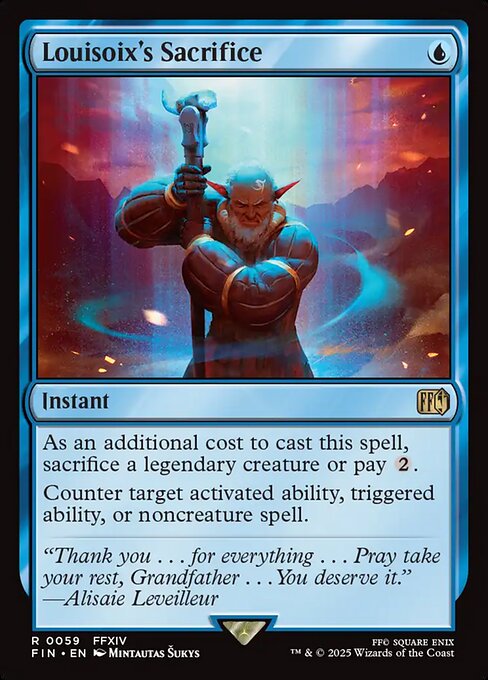 ルイゾワの献身/Louisoix's Sacrifice [FIN][FOIL]